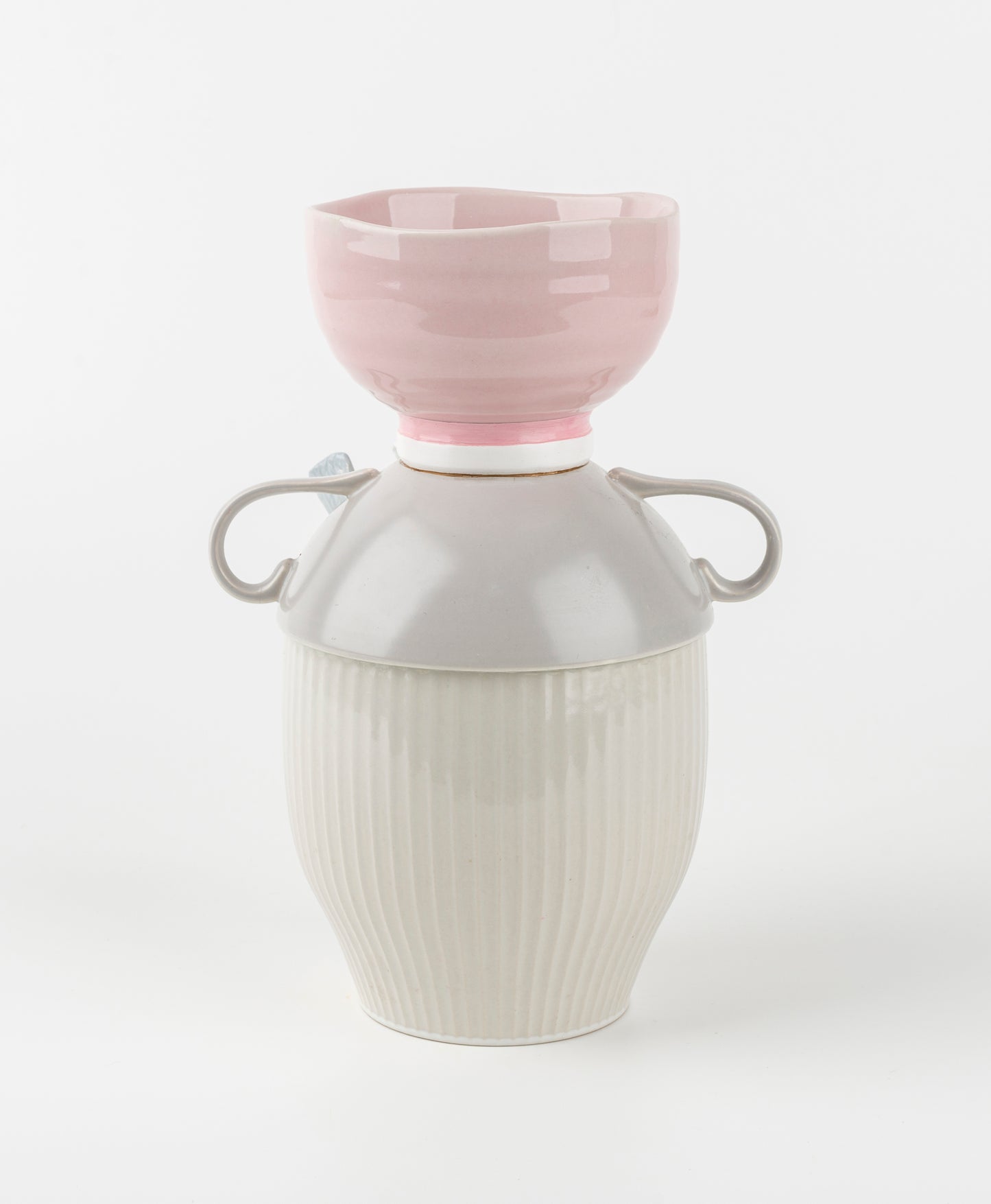 Hand Made Vase with Bird